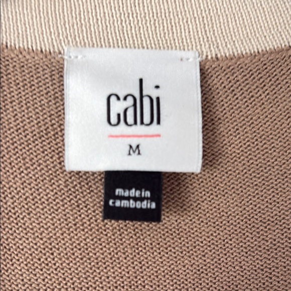 CAbi Brown Cardigan Sweater Long Knit Open Front - Picture 3 of 5